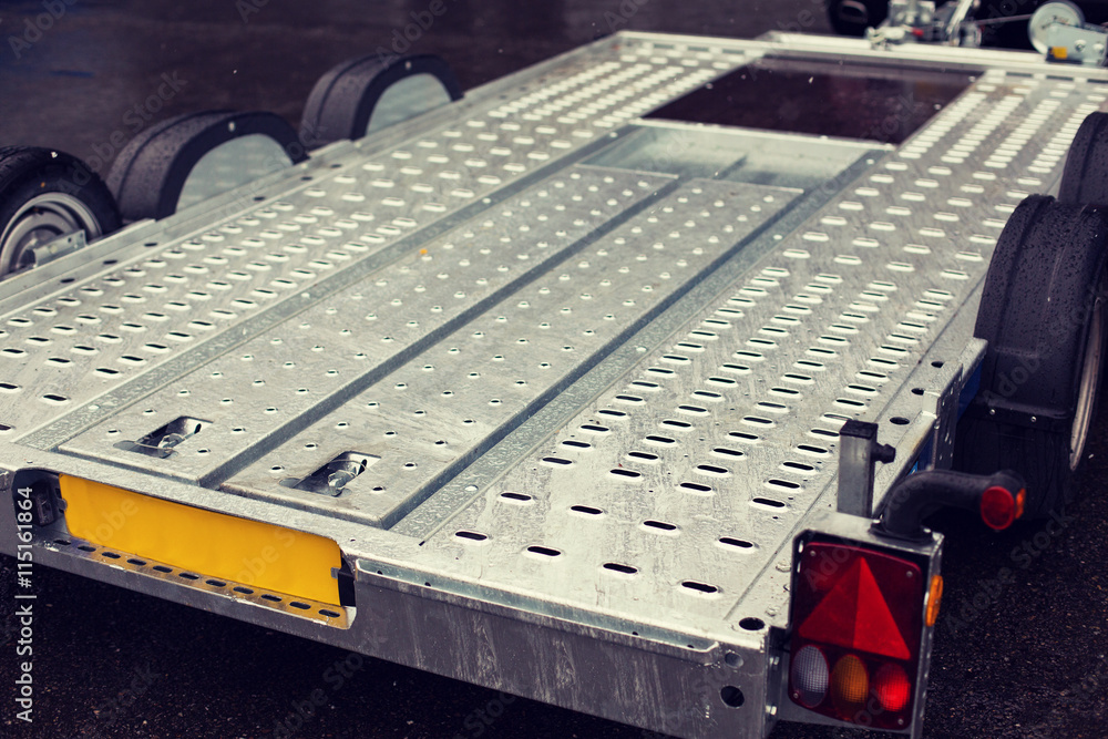 Aluminum Trailer Rear View