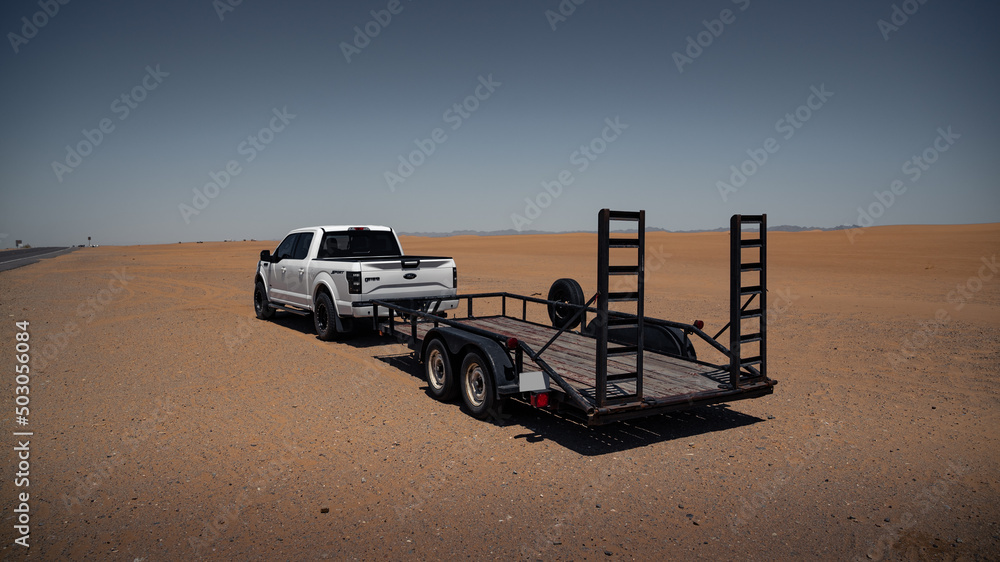 Desert Trailer Rear View